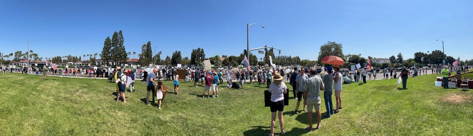 Interdependence Day Recap: Pop-up Protest and Food Drive