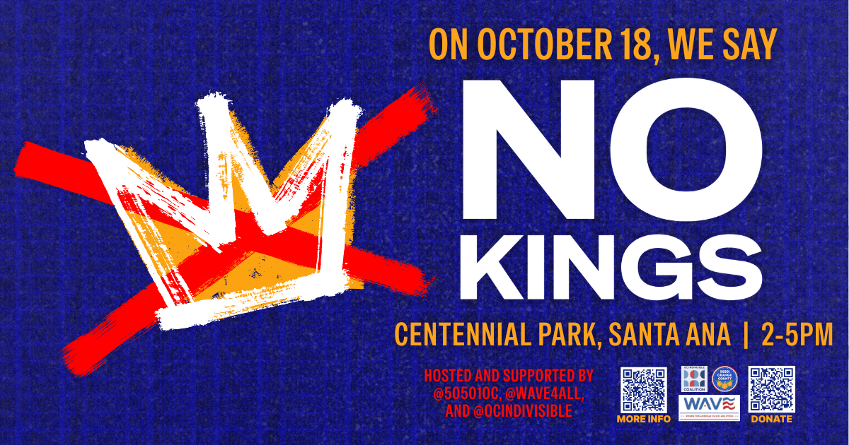 October 18, 2025: No Kings Orange County